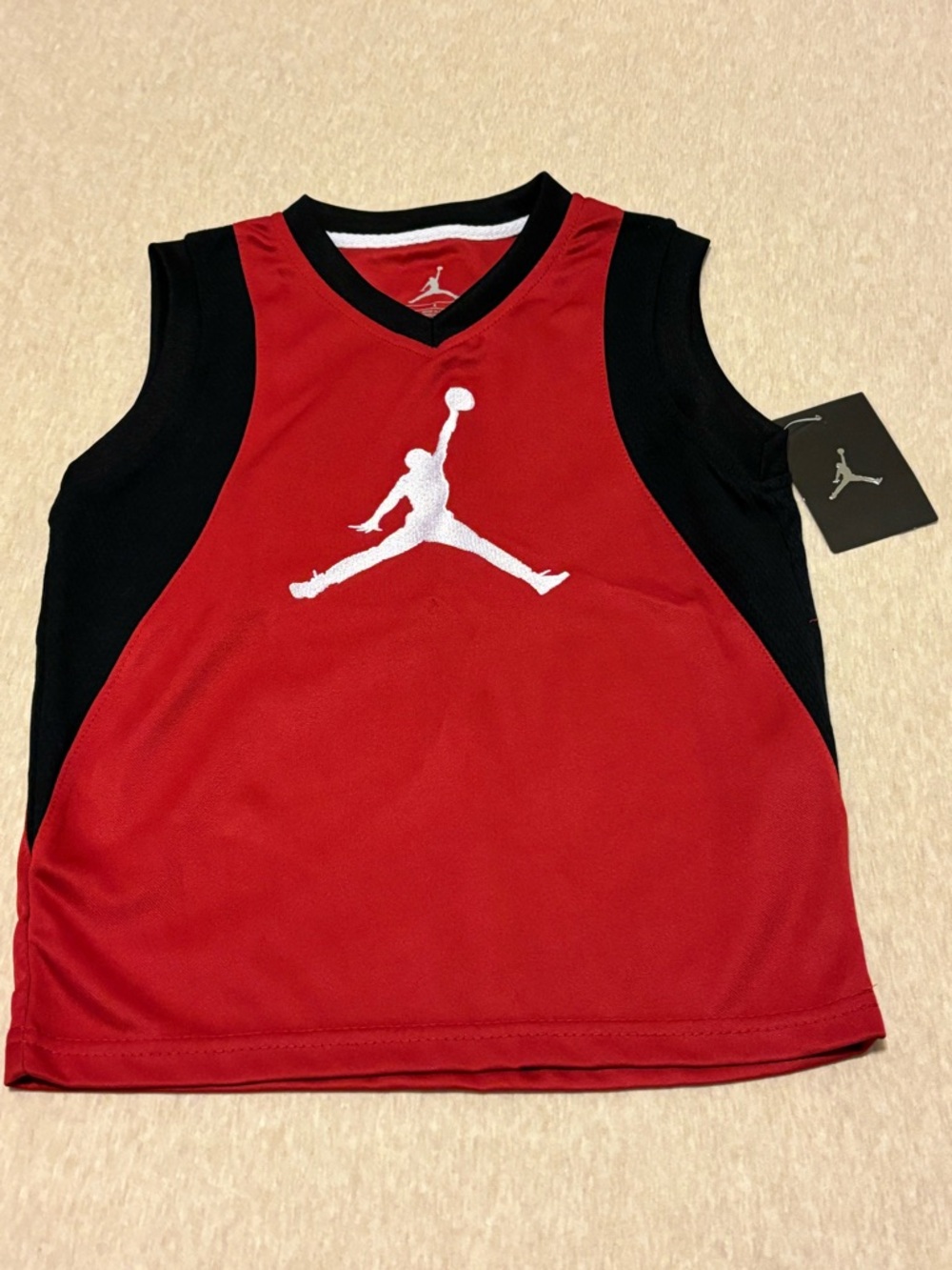 ❗️3/$21❗️✨New✨Jordan Boys' Red & Black Sleeveless Basketball Tank